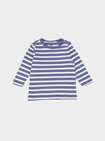 Лонгслив H&M модель 0818086_синій з білим Фото