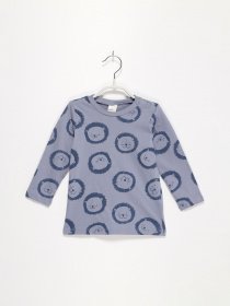 Лонгслив H&M модель 0818086_синій комб. Фото