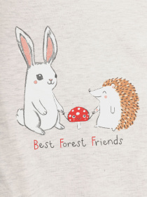 Лонгслив H&M модель 0824146_с.сірий комб. Фото