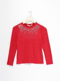 Джемпер H&M модель 0825430_червоний Фото