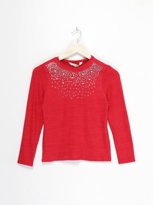 Джемпер H&M модель 0825430_червоний Фото