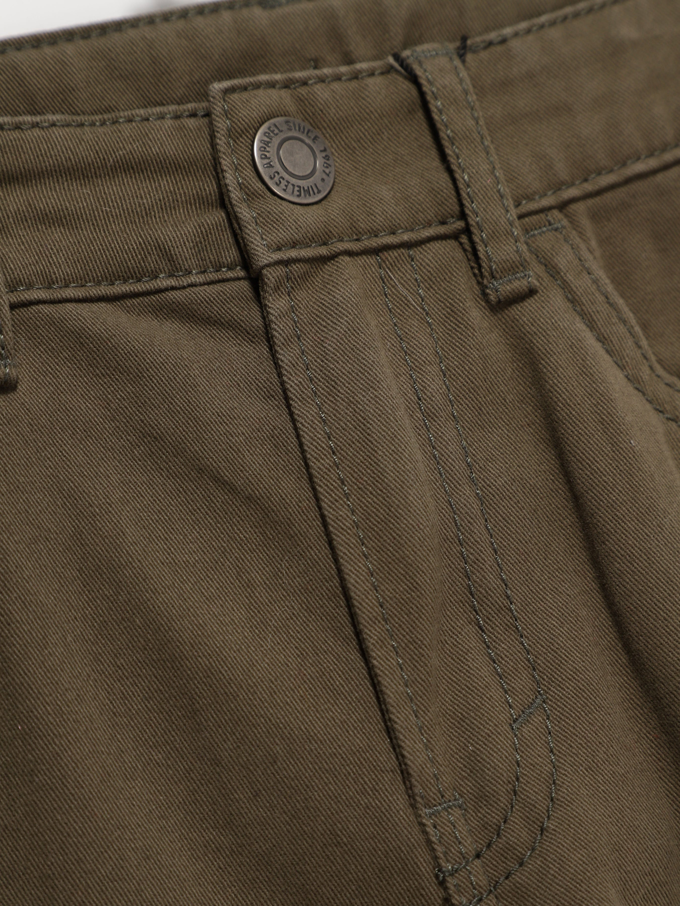 Повседневные штаны H&M модель 0825617_хакі Фото