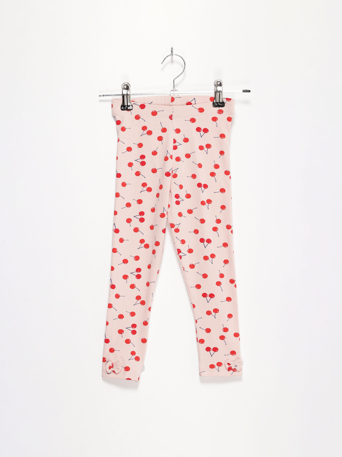 Брюки повседневные H&M модель 0825923_рожевий комб. Фото