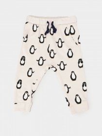 Штаны спортивные H&M модель 0826200_с.бежевий комб. Фото