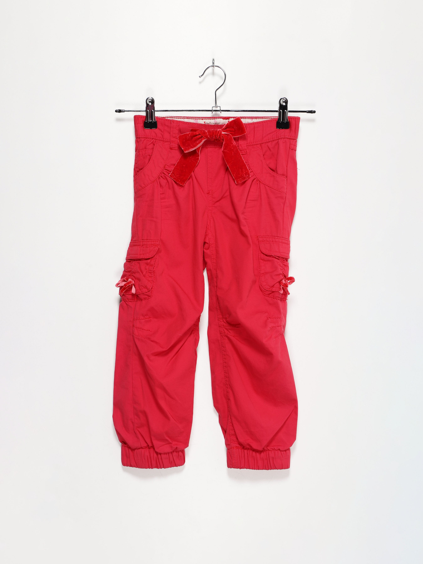 Брюки повседневные H&M модель 0828631_рожевий Фото