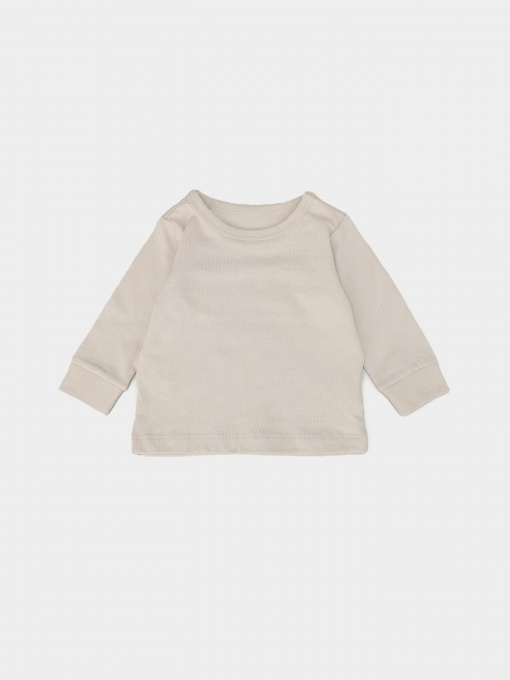 Лонгслив H&M модель 0837625_бежевий Фото