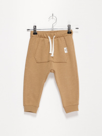 Штаны спортивные H&M модель 0841544_бежевий Фото