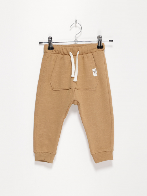 Штаны спортивные H&M модель 0841544_бежевий Фото