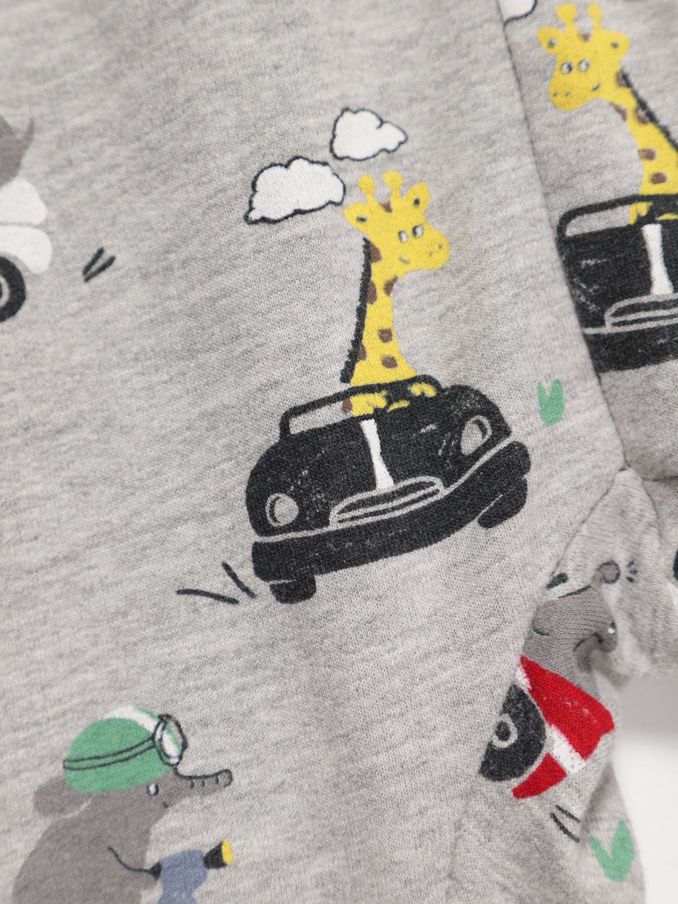 Штаны спортивные H&M модель 0841544_сірий комб. Фото