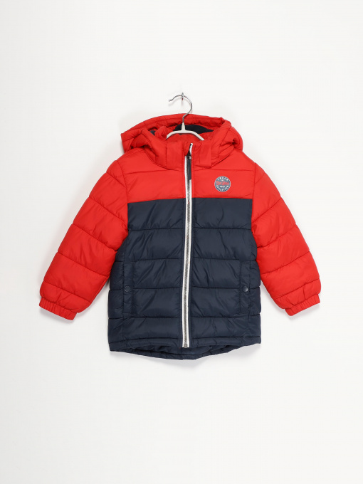 Зимова куртка H&M модель 0842055_т.синій з червоним Фото