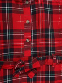 Платье мини H&M модель 0850784_червоний комб. Фото