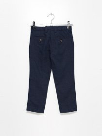 Брюки повседневные H&M модель 0692846_т.синій комб. Фото