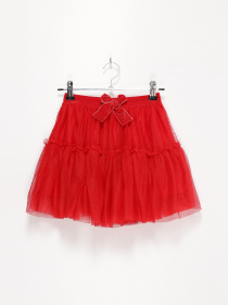 Спідниця міні H&M модель 0850797_червоний Фото