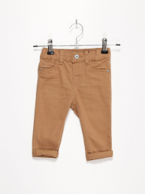 Брюки повседневные H&M модель 0852555_бежевий Фото