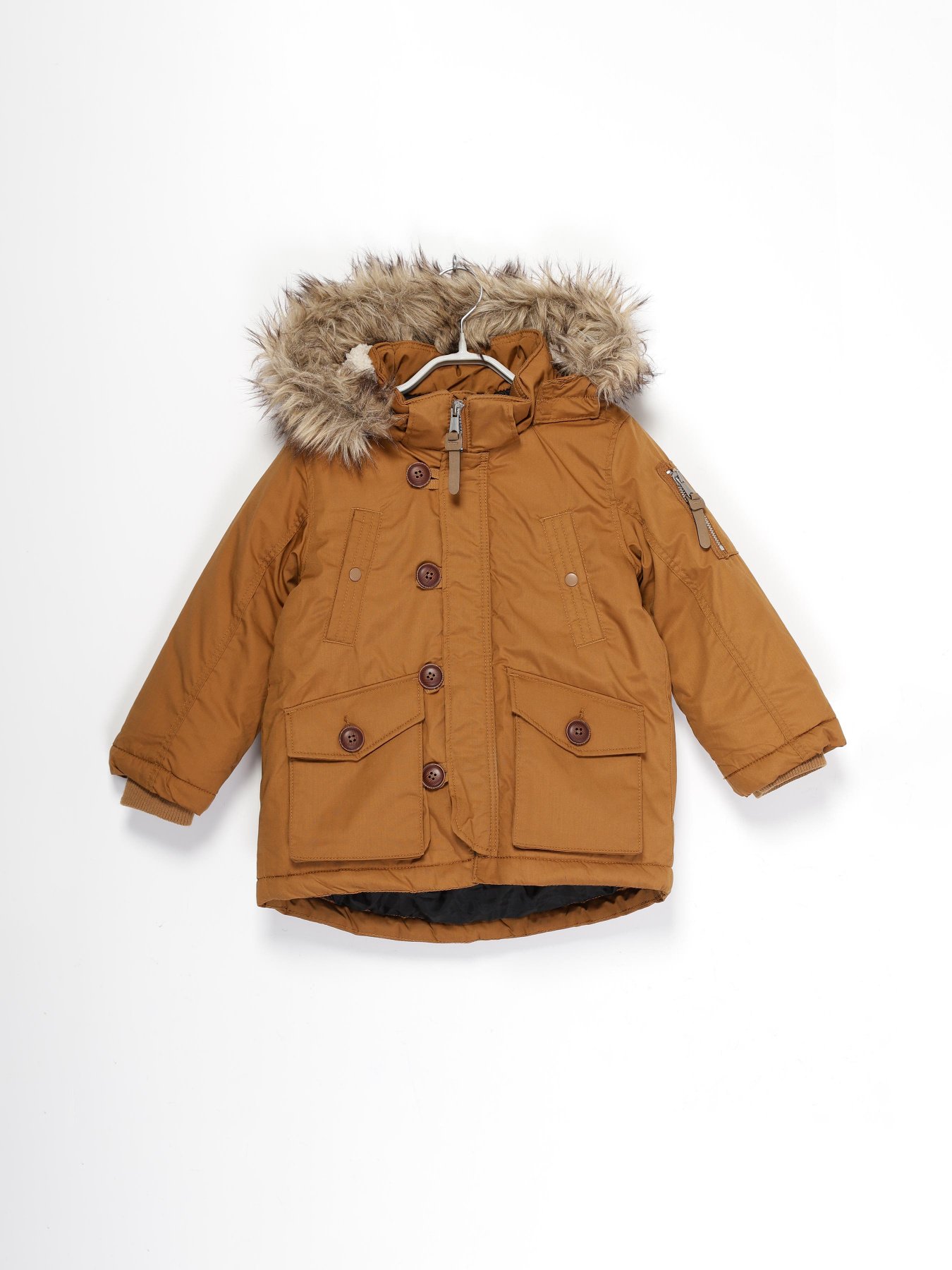 Зимова куртка H&M модель 0856342_коричневий Фото