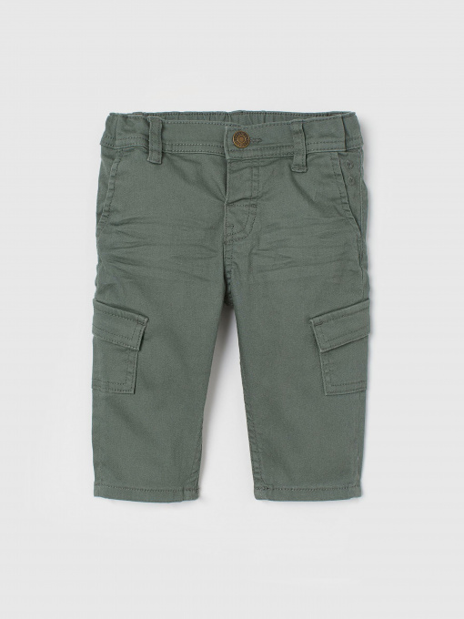 Брюки повседневные H&M модель 0808287_хакі Фото