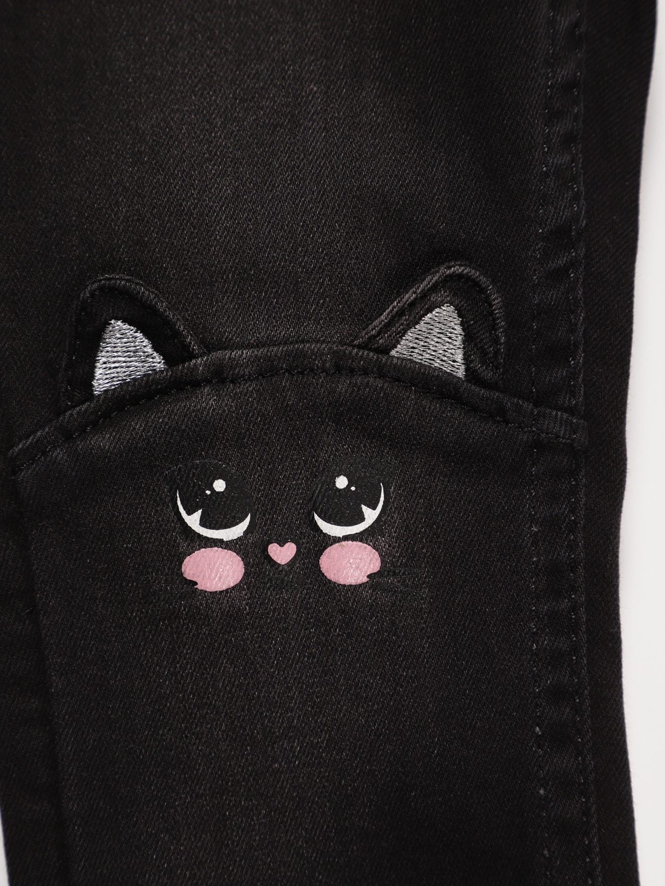 Зауженные джинсы H&M модель 0863849_чорний Фото