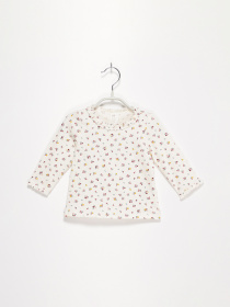 Лонгслив H&M модель 0865787_білий комб. Фото