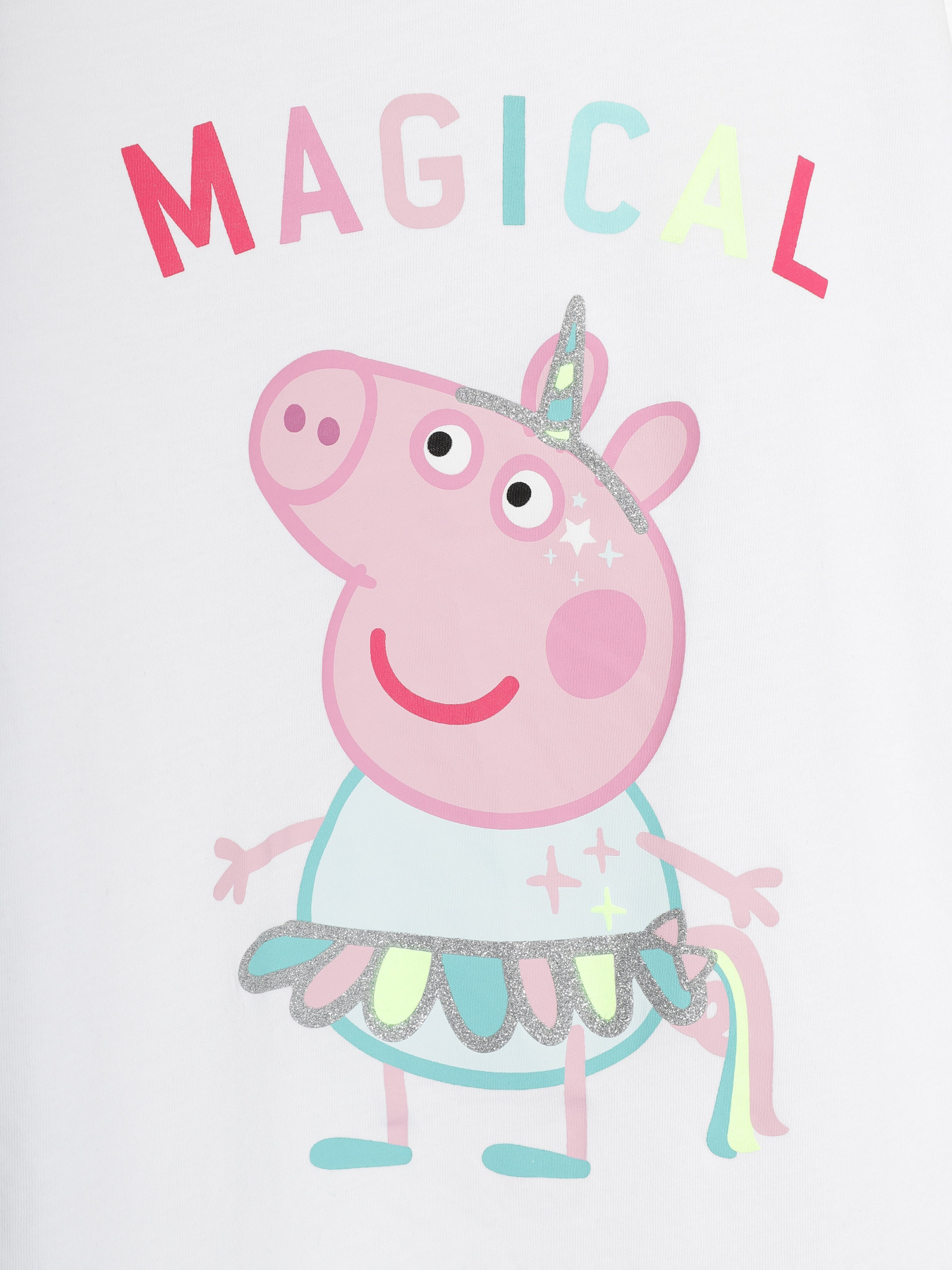 Лонгслів H&M модель 0866365_білий комб. Фото