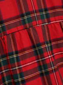 Платье мини H&M модель 08699511_червоний комб. Фото