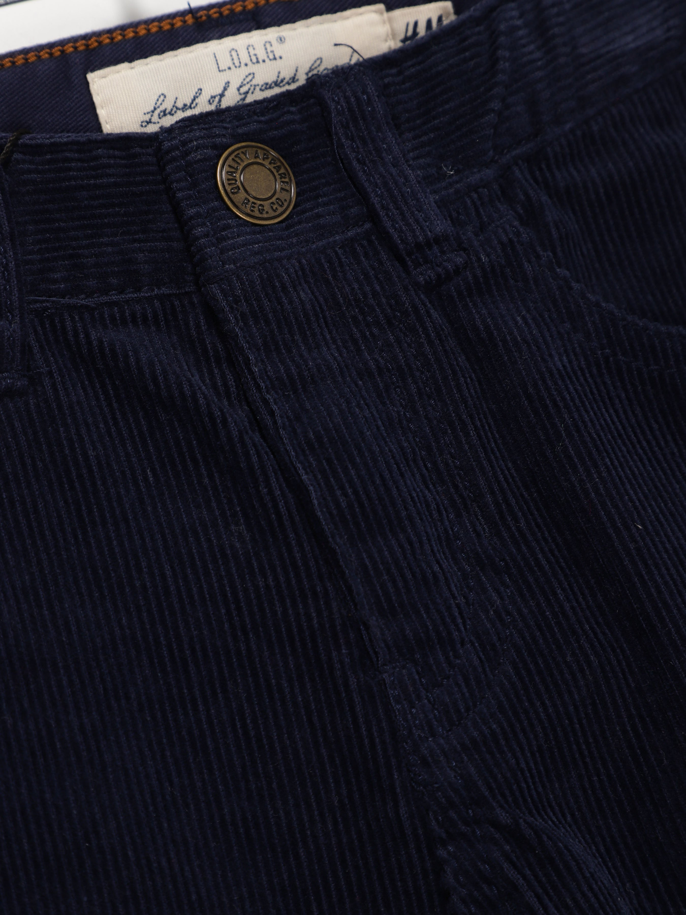 Брюки повседневные H&M модель 0871669_т.синій Фото