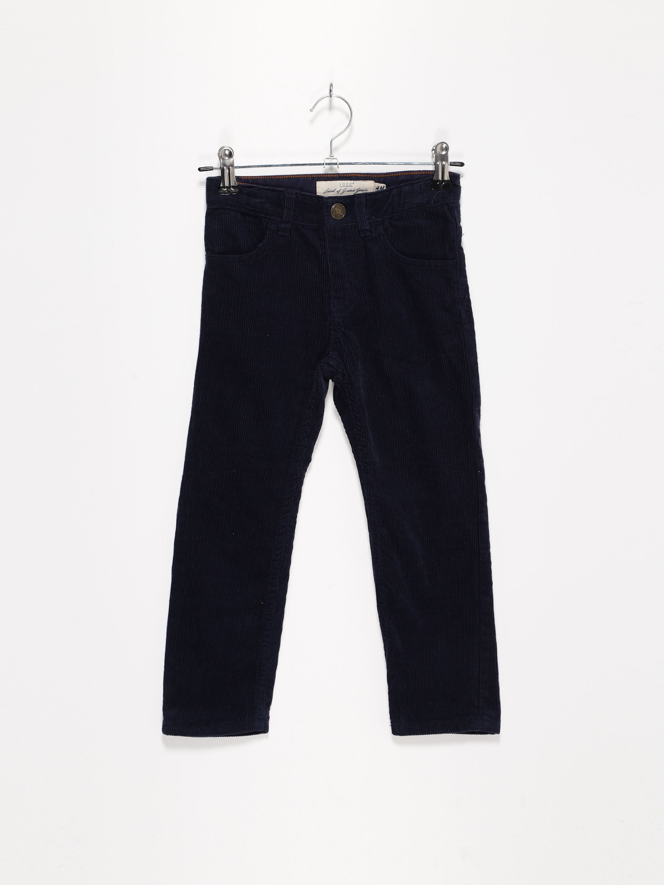 Повсякденні штани H&M модель 0871669_т.синій Фото