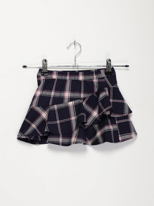 Юбка мини H&M модель 0872573_т.синій комб. Фото