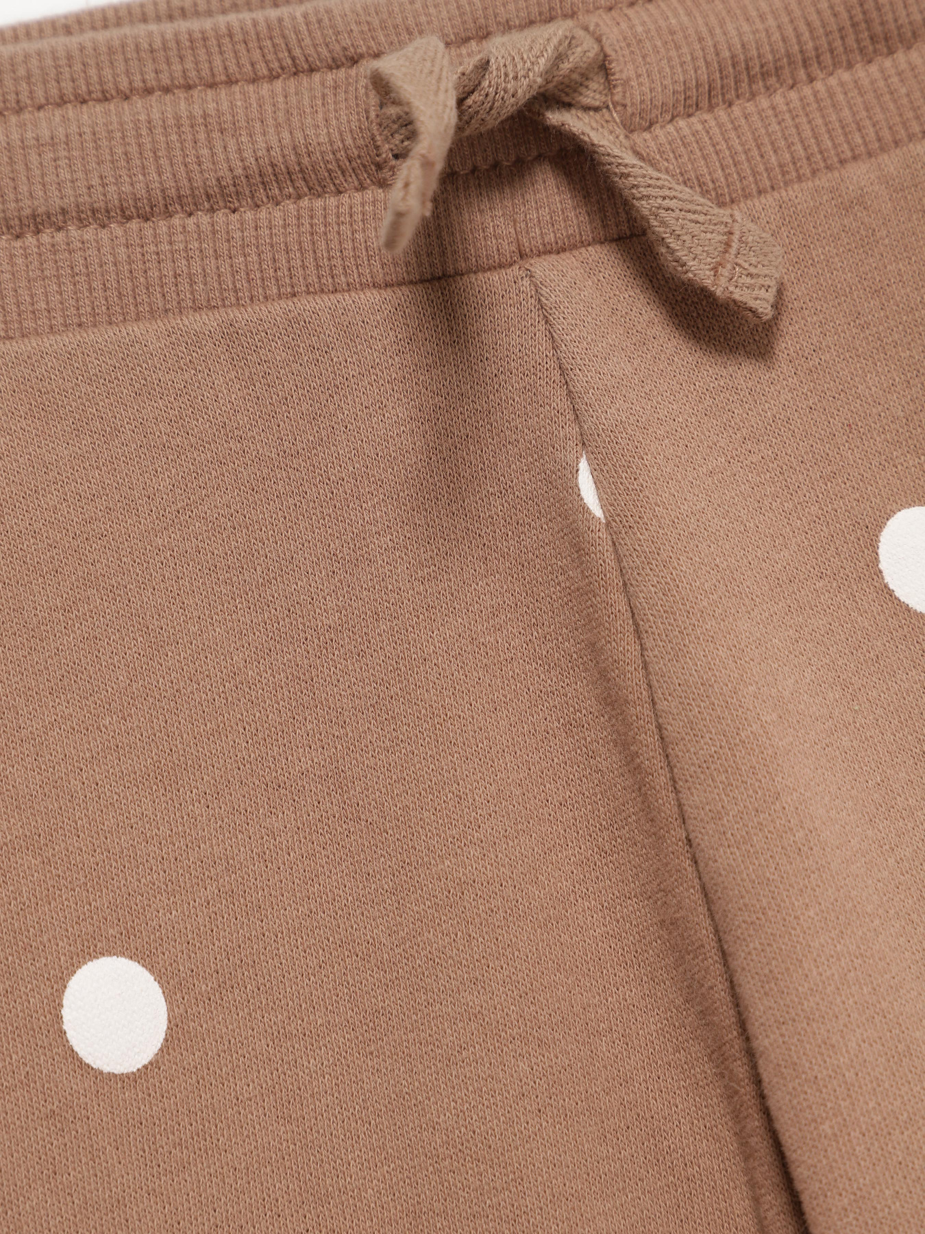 Штаны спортивные H&M модель 0872645_т.бежевий з білим Фото