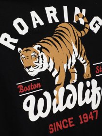 Лонгслив H&M модель 0874837_чорний комб. Фото