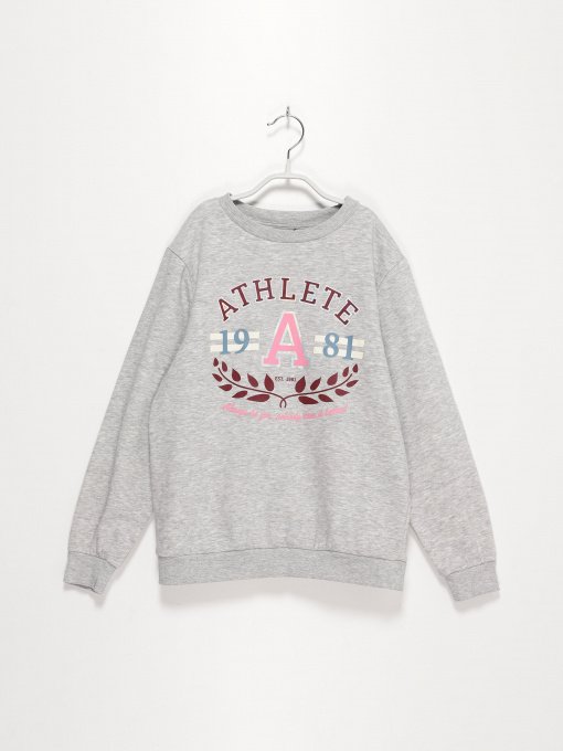 Свитшот H&M модель 0870518_сірий комб. Фото