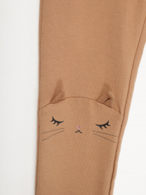 Брюки повседневные H&M модель 0875892_с.коричневий Фото