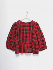 Блуза H&M модель 08775491_червоний комб. Фото