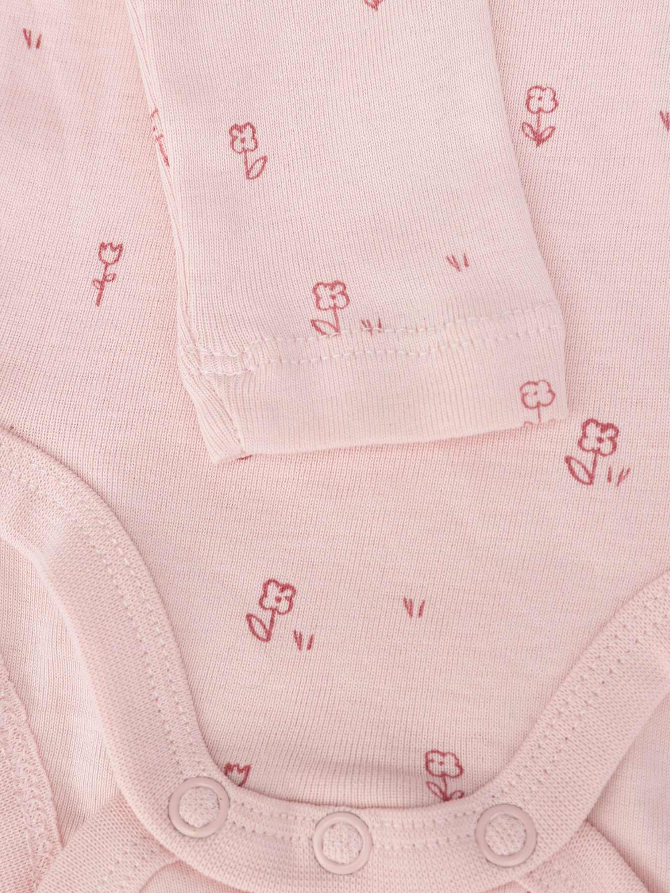 Боді для немовлят H&M модель 0881300_с.рожевий комб. Фото