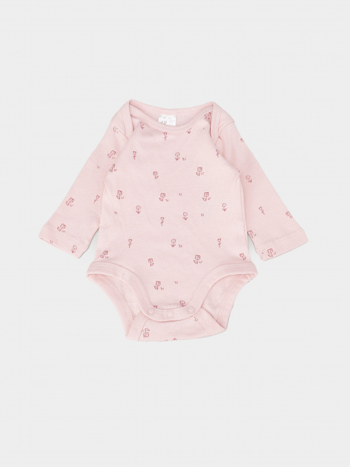 Боді для немовлят H&M модель 0881300_с.рожевий комб. Фото