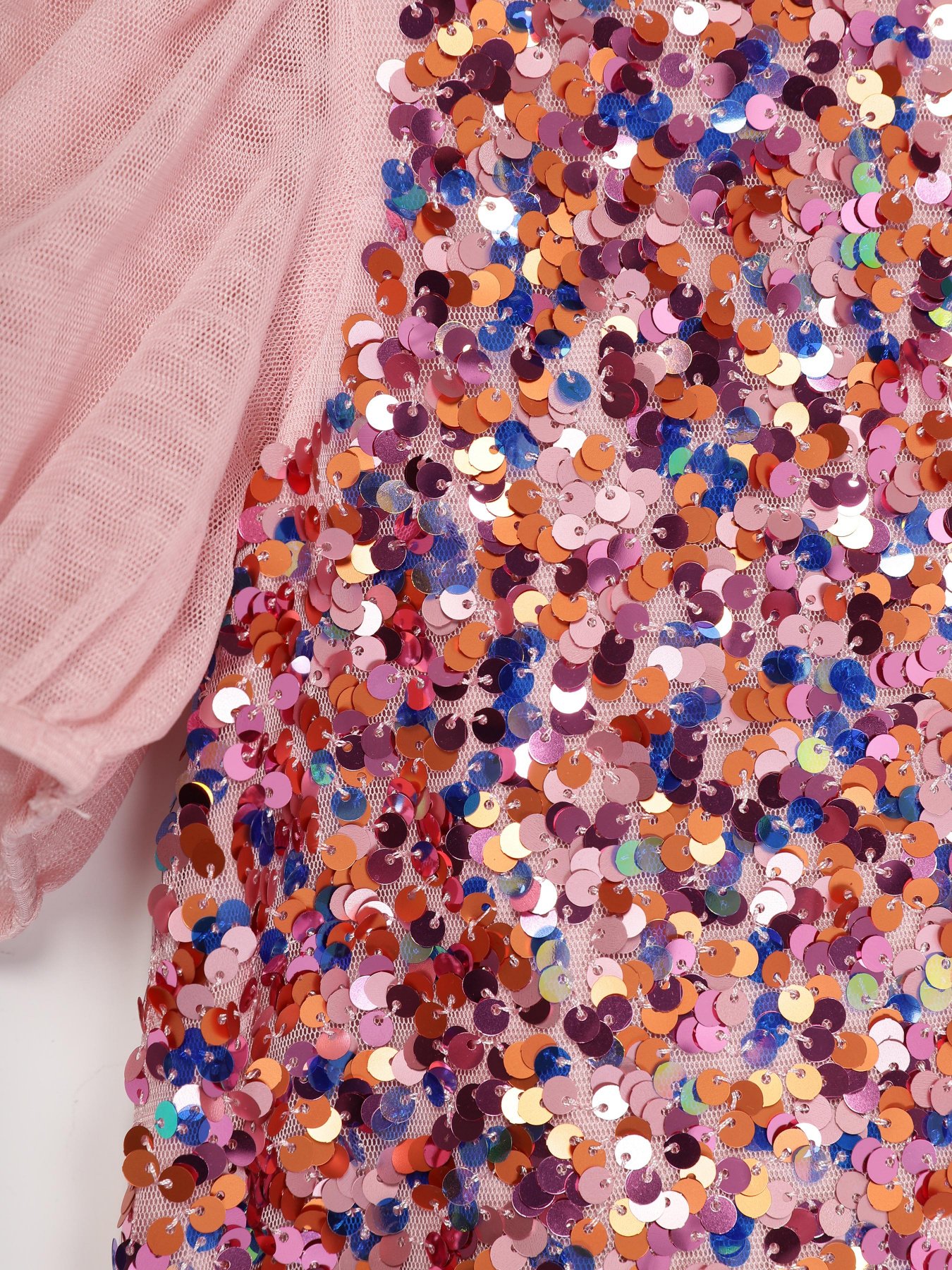 Сукня міні H&M модель 0883943_с.рожевий комб. Фото