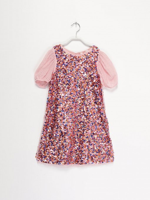 Платье мини H&M модель 0883943_с.рожевий комб. Фото