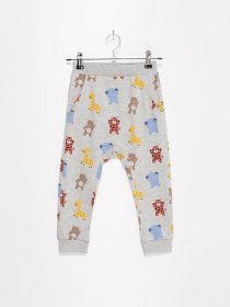 Брюки повседневные H&M модель 08854342_сірий комб. Фото