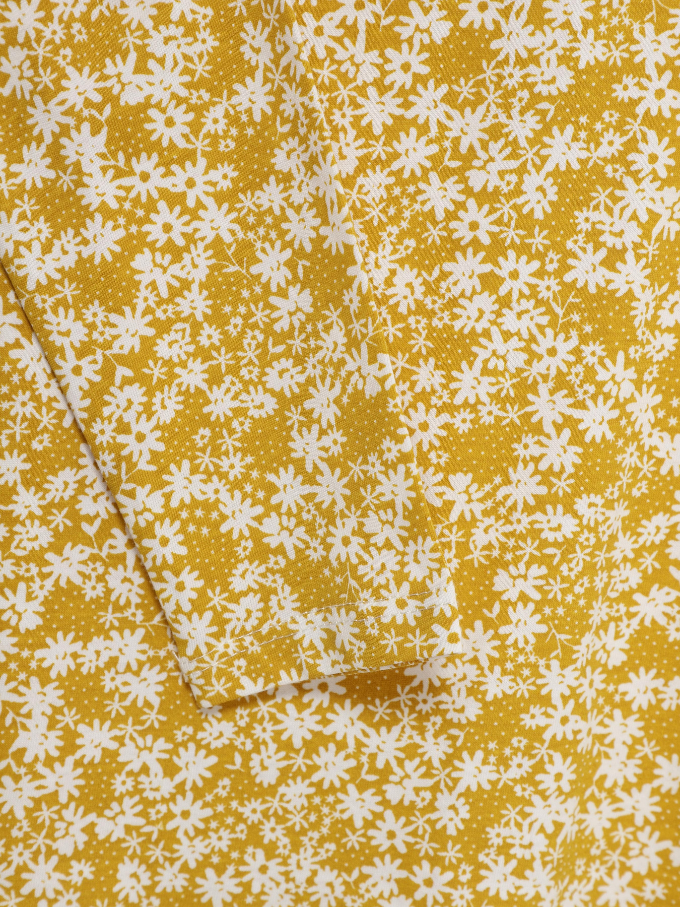 Лонгслив H&M модель 0887281_жовтий комб. Фото