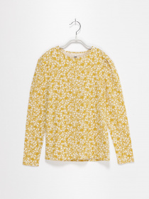 Лонгслив H&M модель 0887281_жовтий комб. Фото