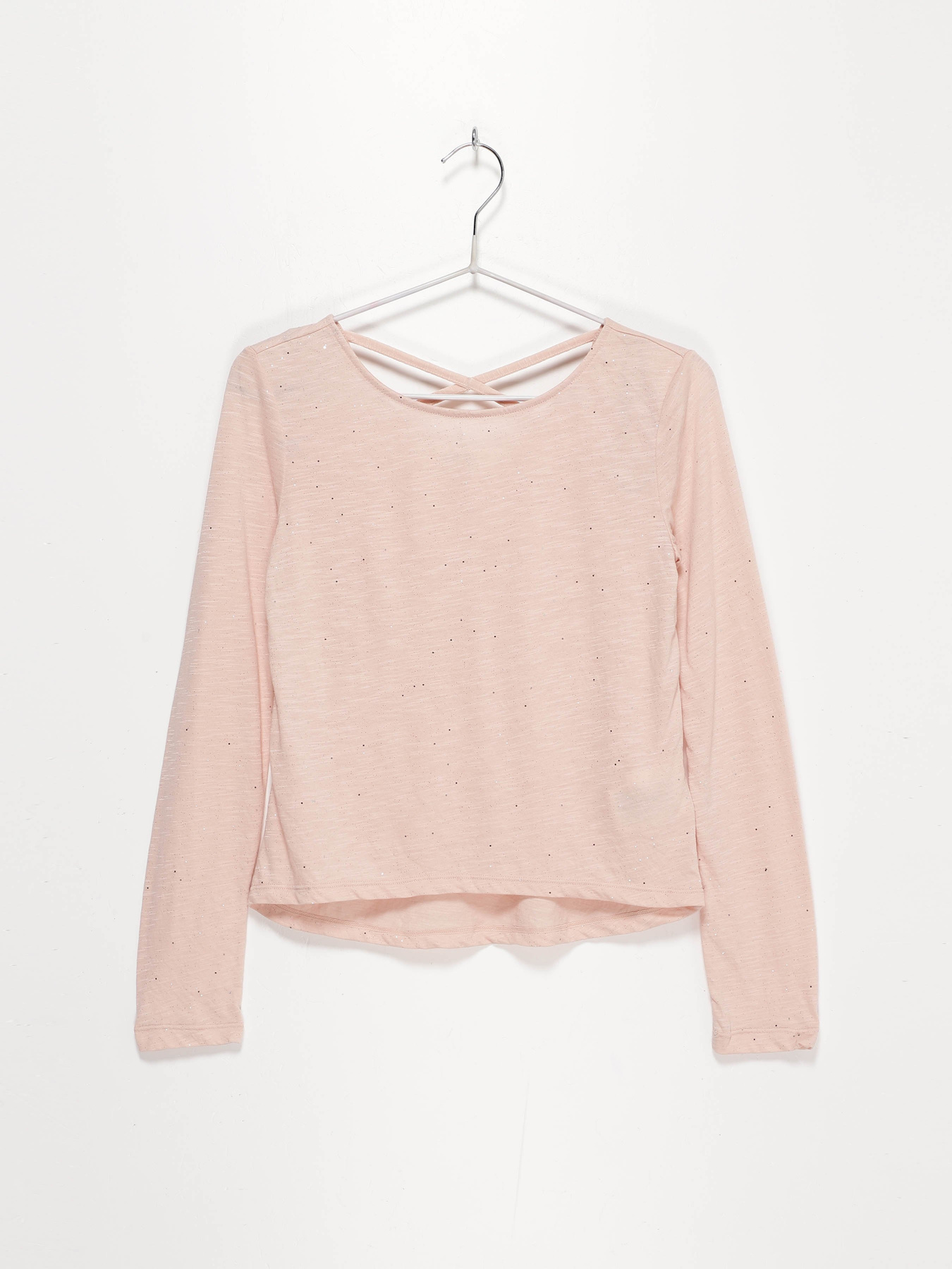 Лонгслив H&M модель 0887809_с.рожевий Фото