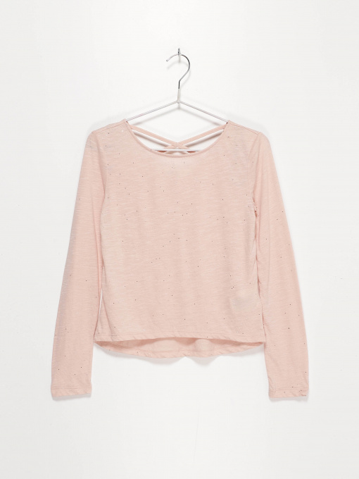 Лонгслів H&M модель 0887809_с.рожевий Фото