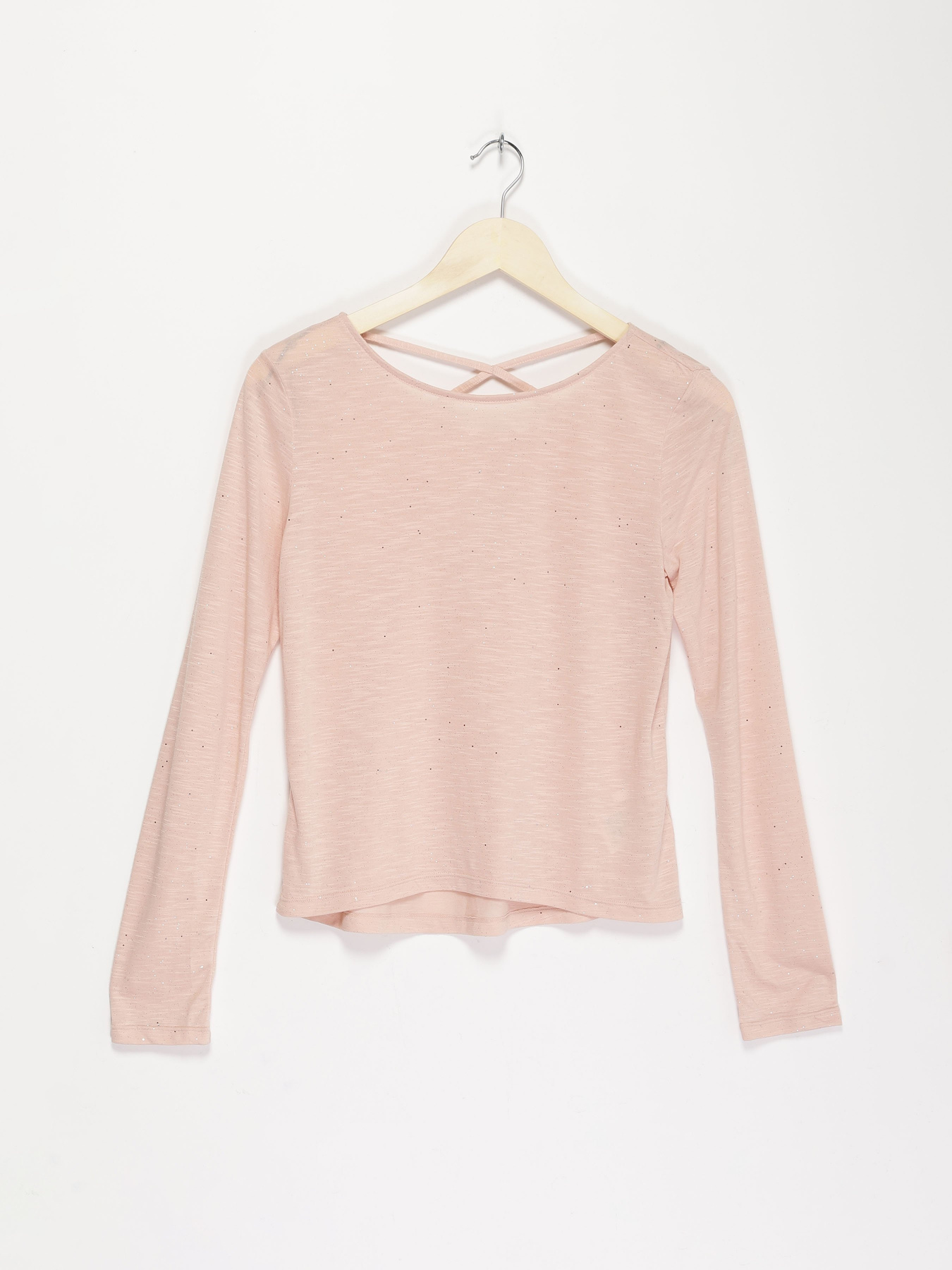 Лонгслів H&M модель 08878091_с.рожевий Фото