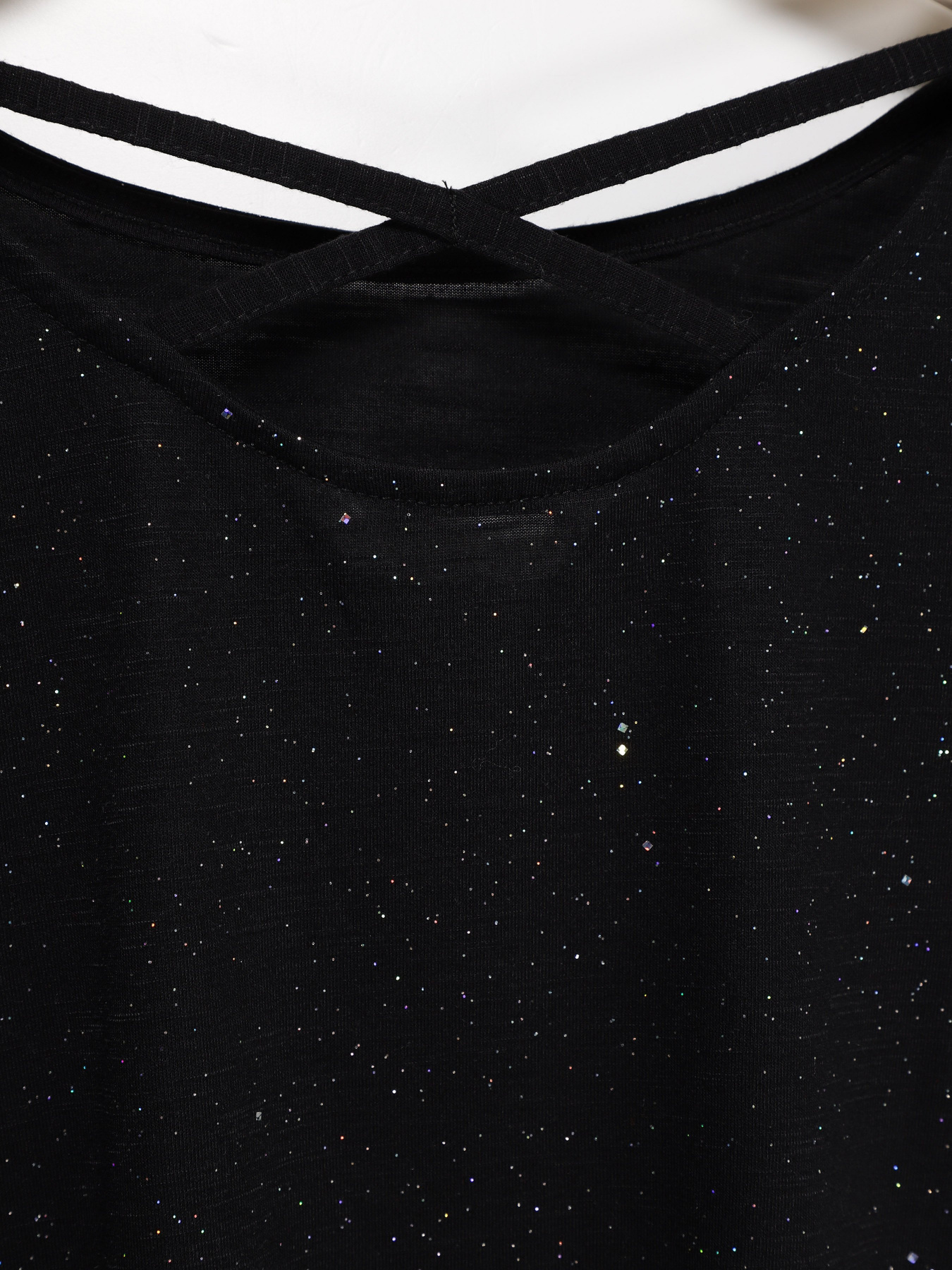 Лонгслив H&M модель 08878091_чорний Фото