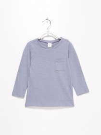 Лонгслив H&M модель 0891351_синій Фото