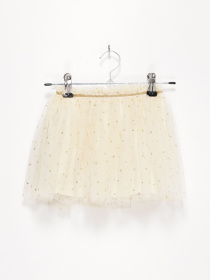 Юбка мини H&M модель 0895330_молочний Фото