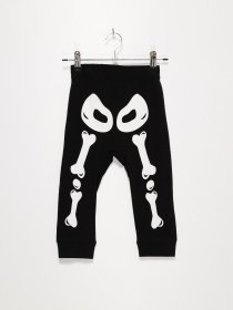 Повседневные штаны H&M модель 0897912_чорний з білим Повседневные штаны H&M модель 0897912_чорний з білим Фото