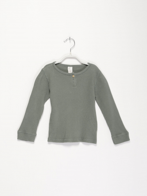 Лонгслів H&M модель 0898564_хакі Фото