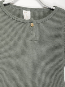 Лонгслив H&M модель 0898564_хакі Фото