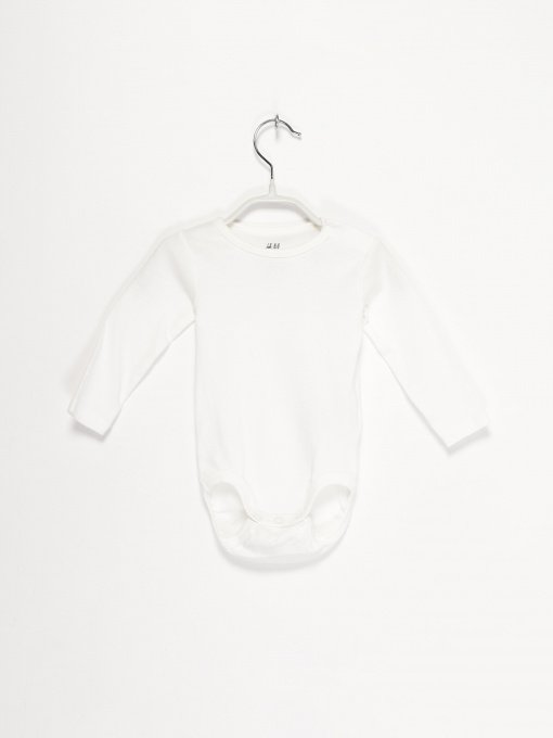 Боді для немовлят H&M модель 0900670_білий Фото