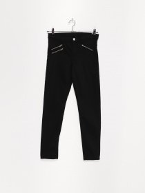 Повсякденні штани H&M модель 0911997_чорний Фото